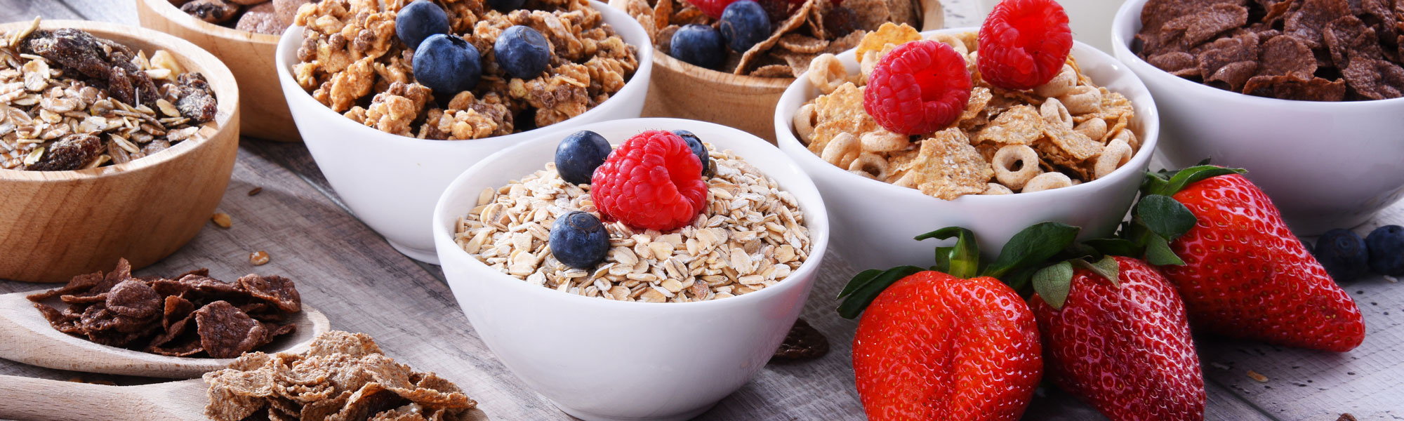 Cereal Fruit and more healthy snacks